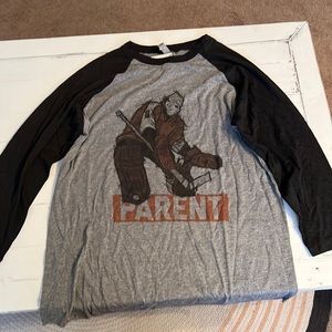 Men’s baseball tshirt Flyers legend Bernie Parent